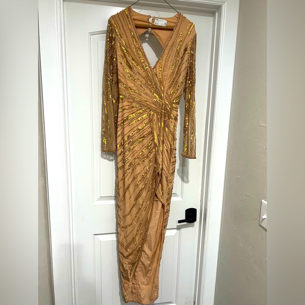 ASOS design long cocktail dress